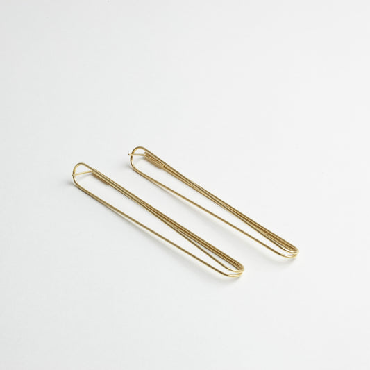 'Sling' earrings - gold