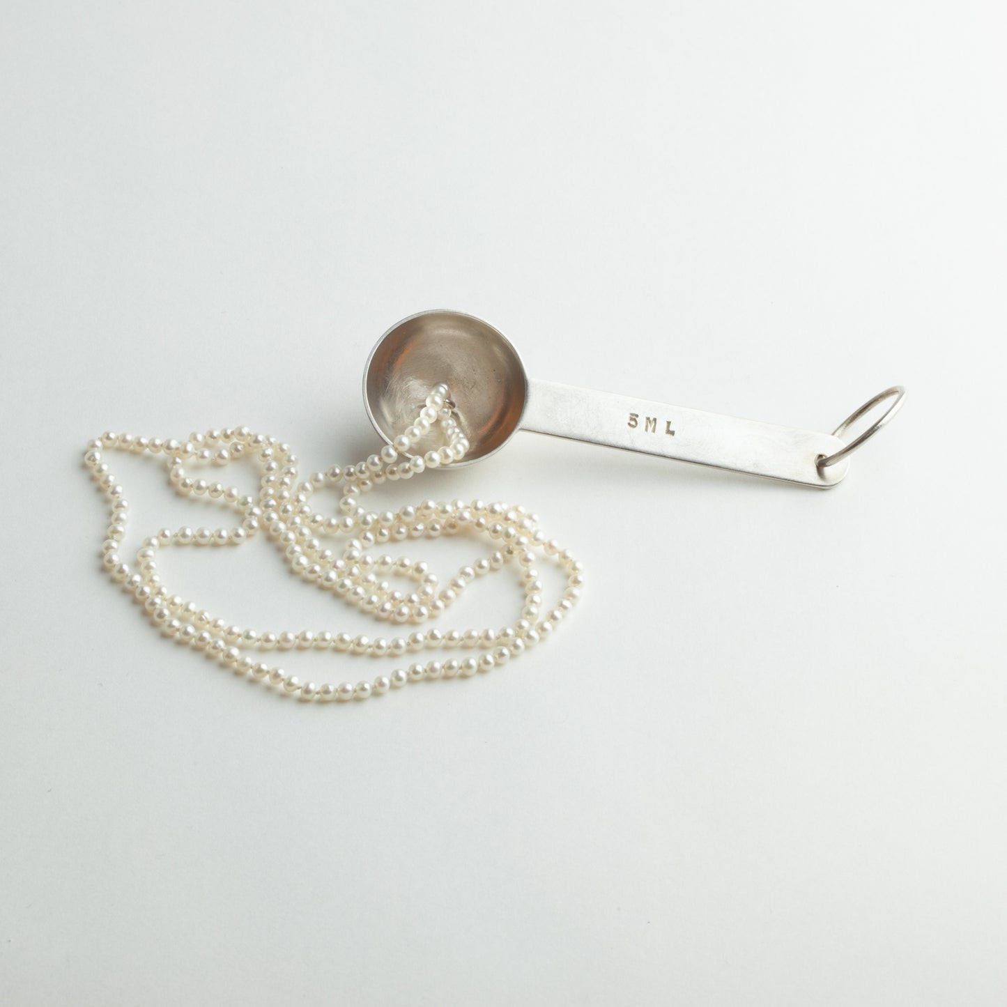 'A teaspoon of pearls' pendant