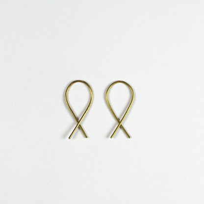 'X' earrings