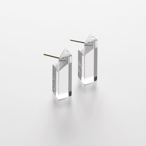 'Window: column (S)' stud earrings