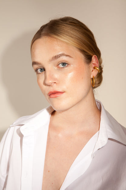 'Sphere hoops' earrings - gold