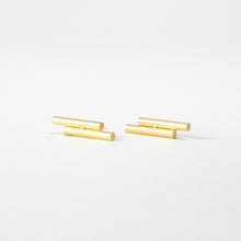 'Even' stud earrings - gold