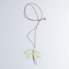 'Offerings: Wilted Champee' pendants - ivory