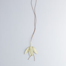 'Offerings: Wilted Champee' pendants - ivory