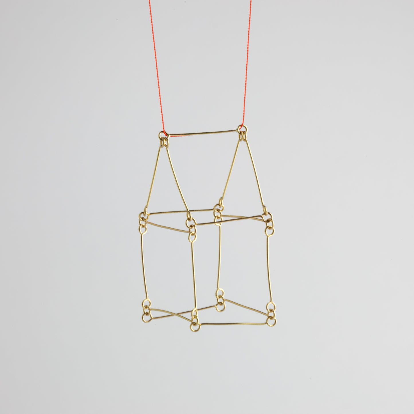 'House' pendant - gold