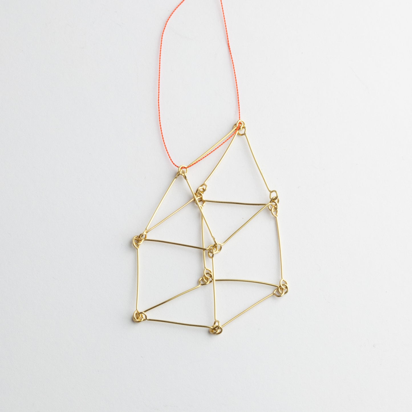 'House' pendant - gold