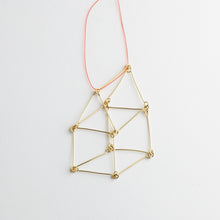 'House' pendant - gold