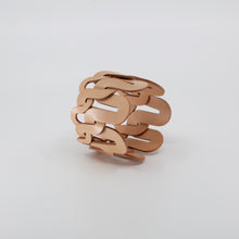 Net 3: Gradual Lines bangle - natural