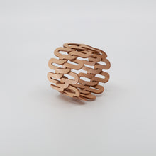 Net 3: Thin Lines bangle - natural