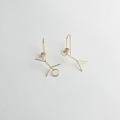 'Long arm, long leg' earrings