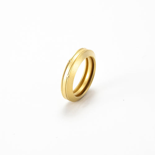 'Orbit I' ring - gold