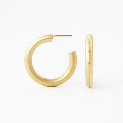 'Sphere hoops' earrings - gold