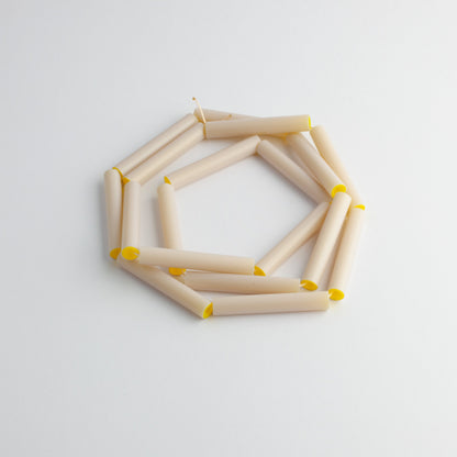 'Straws' necklace - beige