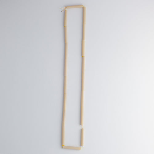 'Straws' necklace - beige