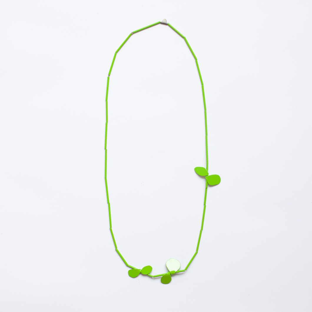 'Leaf' necklace - green