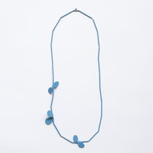 'Leaf' necklace - blue