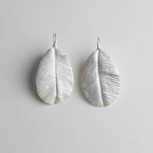 Single leaf hook earrings